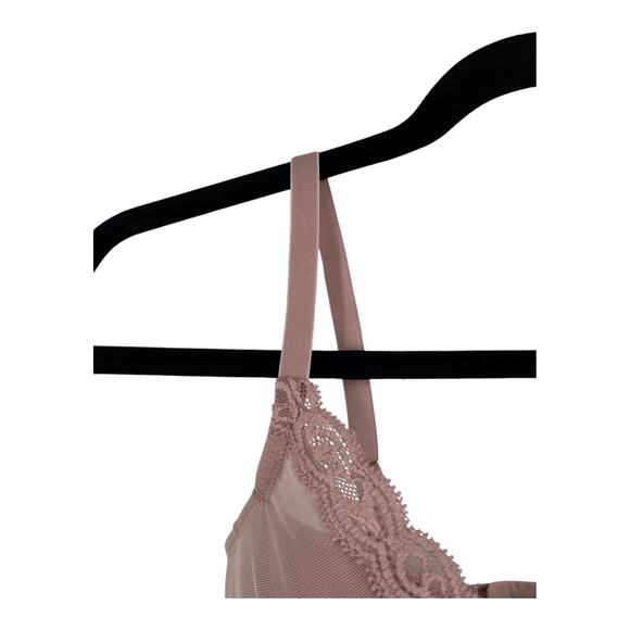 Natori bra 730023 Feathers underwire contour pink size 32DDD 32F - Picture 2 of 6